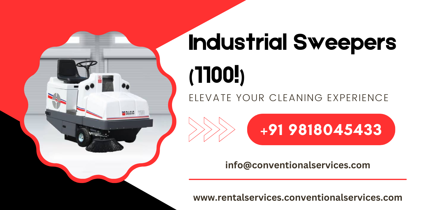 Industrial Sweepers 1100 Keeping Your Workspace Clean And Efficient